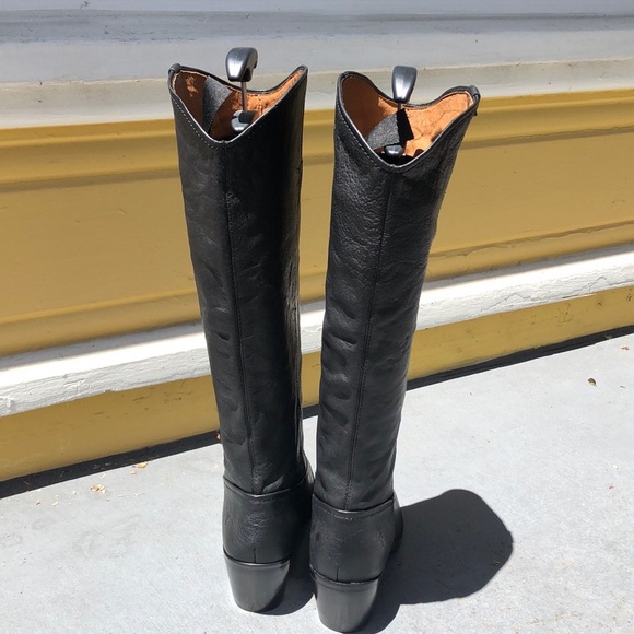 Frye Tall Women’s Black leather  Jolene Boots - Picture 2 of 2